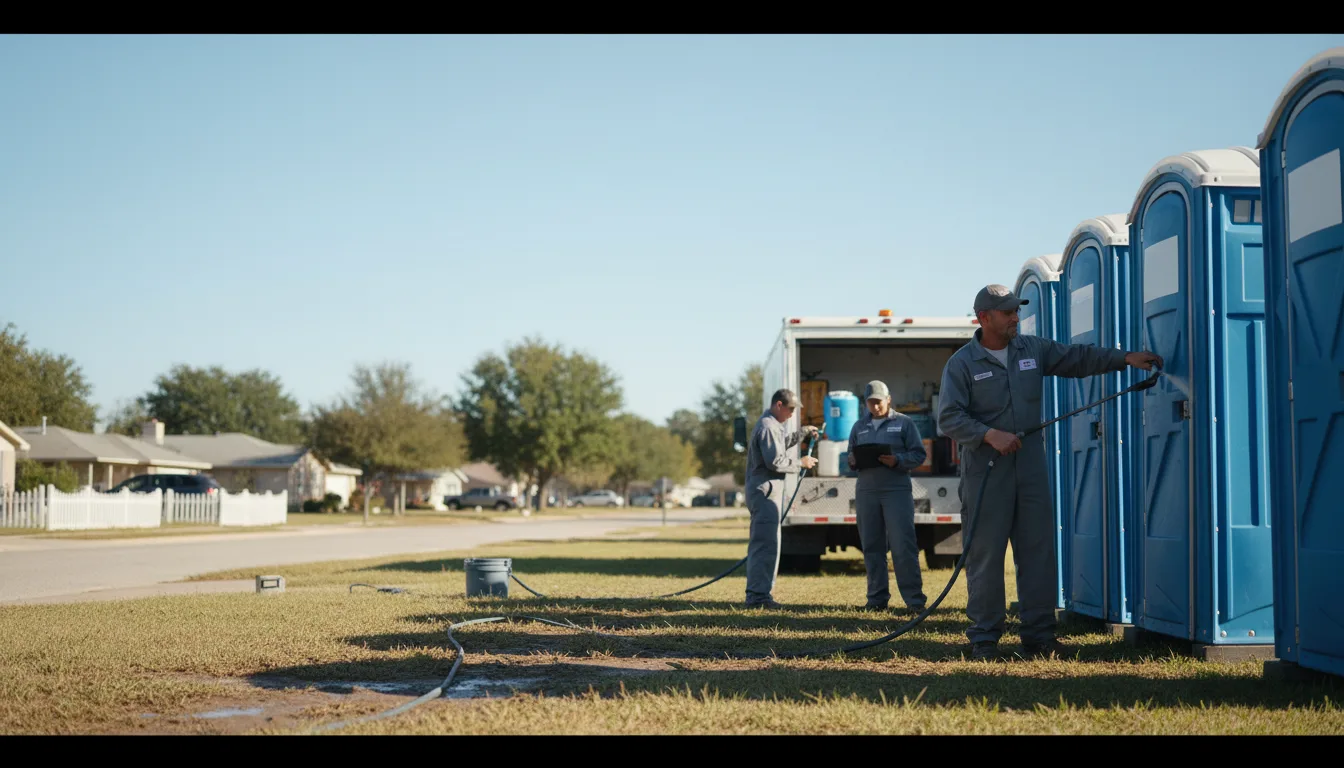 Long-Term Portable Toilet Rental in Canton, OK near me